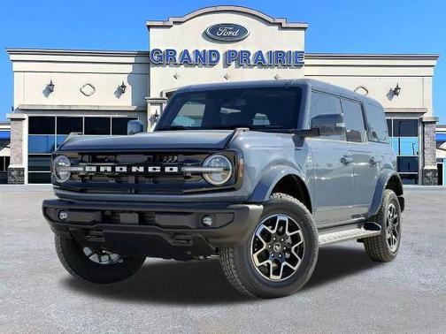 Azure Gray Metallic Tri-Coat 2025 Ford Bronco Outer Banks