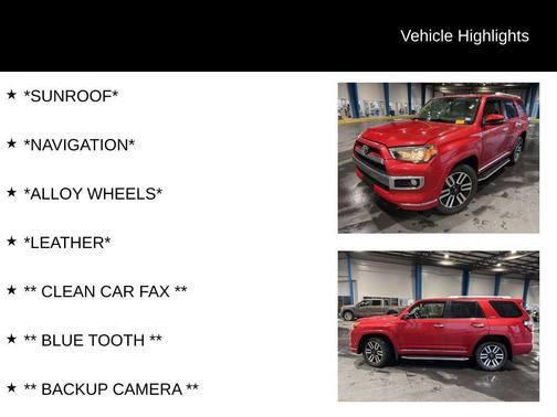 Barcelona Red 2018 Toyota 4Runner Limited