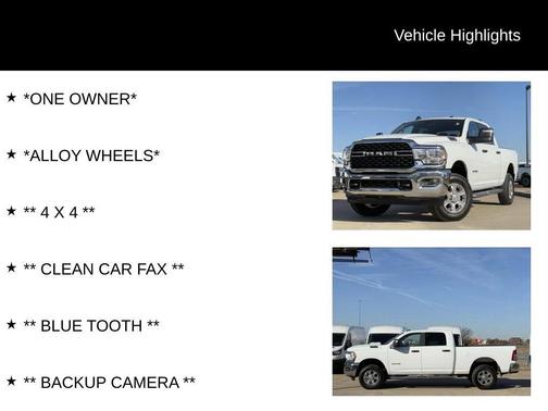 2024 RAM 2500 Big Horn Crew Cab 4x4 6'4' Box