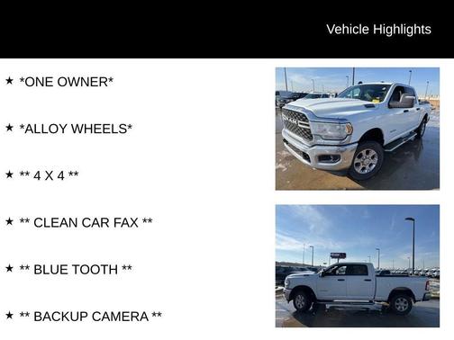 2024 RAM 2500 Big Horn Crew Cab 4x4 6'4' Box