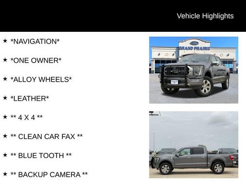 Carbonized Gray Metallic 2022 Ford F-150 Platinum