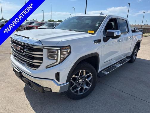 Summit White 2022 GMC Sierra 1500 SLT