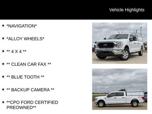 Oxford White 2022 Ford F-150 XLT