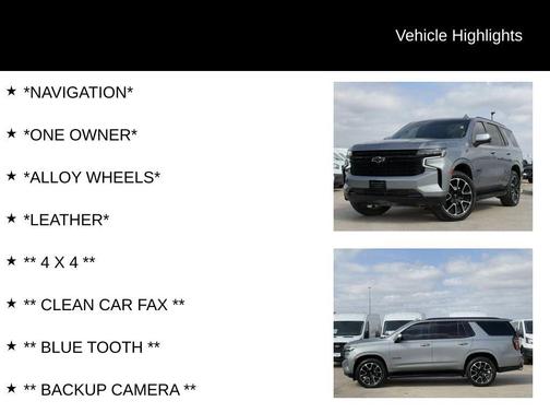 2023 Chevrolet Tahoe 4WD RST