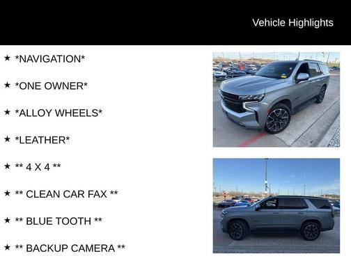 2023 Chevrolet Tahoe 4WD RST