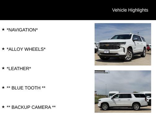 Summit White 2023 Chevrolet Suburban Premier