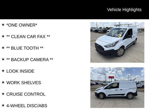 Frozen White 2021 Ford Transit Connect XL