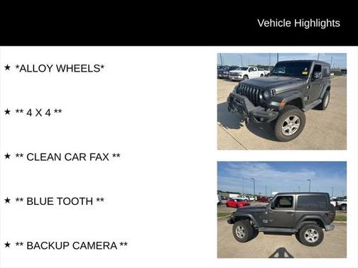 2019 Jeep Wrangler Sport S