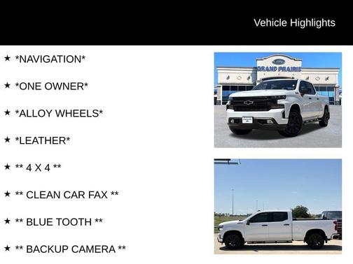 Summit White 2021 Chevrolet Silverado 1500 RST