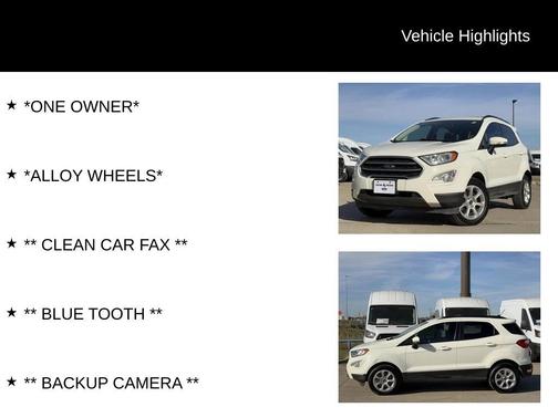 2020 Ford EcoSport SE