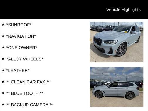 2022 BMW X3 xDrive30i
