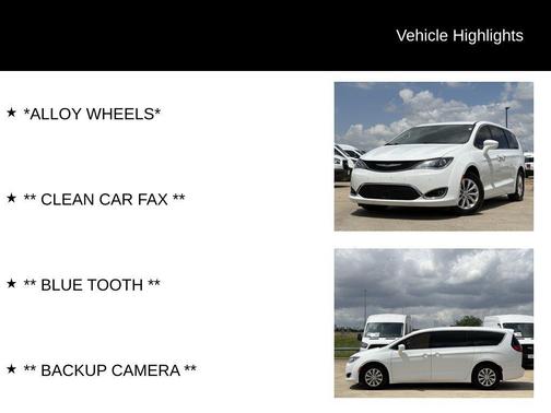 Bright White Clearcoat 2020 Chrysler Pacifica Touring