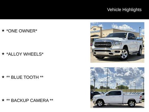 2022 RAM 1500 Big Horn/Lone Star