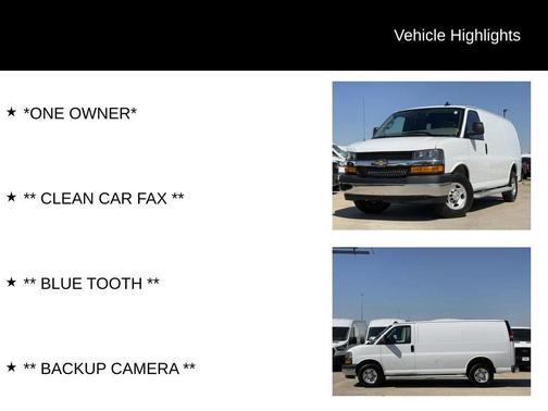 2024 Chevrolet Express 2500 RWD 2500 Regular Wheelbase WT
