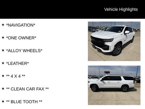 Summit White 2023 Chevrolet Suburban 4WD Z71