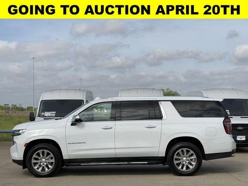 Summit White 2023 Chevrolet Suburban Premier