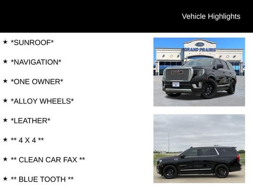 Onyx Black 2022 GMC Yukon Denali