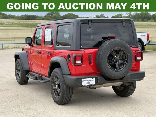 Firecracker Red Clearcoat 2021 Jeep Wrangler Unlimited Sport