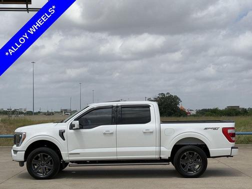 Star White Metallic Tri-Coat 2023 Ford F-150 Lariat