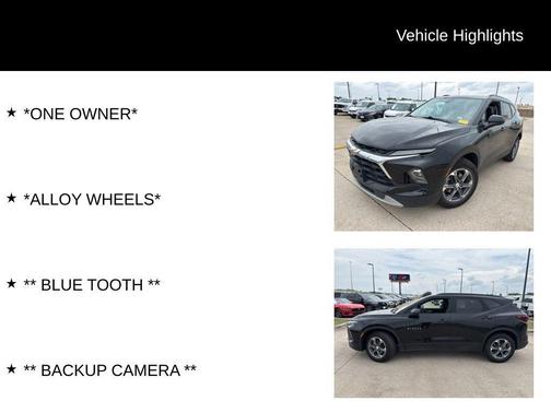 Black 2024 Chevrolet Blazer 2LT
