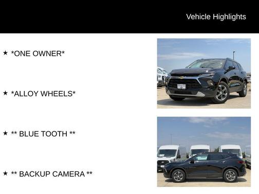 Black 2024 Chevrolet Blazer 2LT