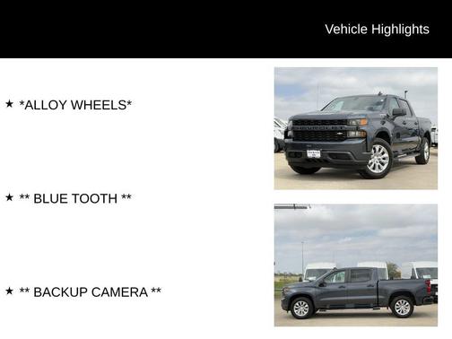 Shadow Gray Metallic 2021 Chevrolet Silverado 1500 Custom