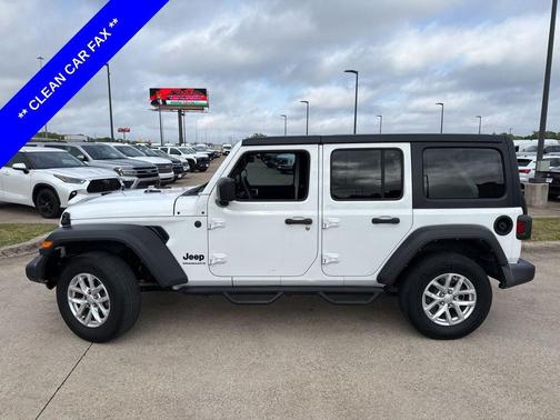 Bright White Clearcoat 2023 Jeep Wrangler Sport S