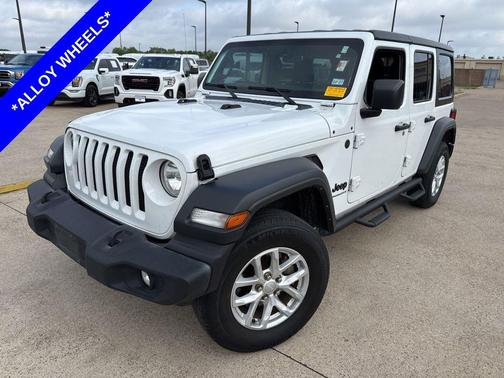 Bright White Clearcoat 2023 Jeep Wrangler Sport S