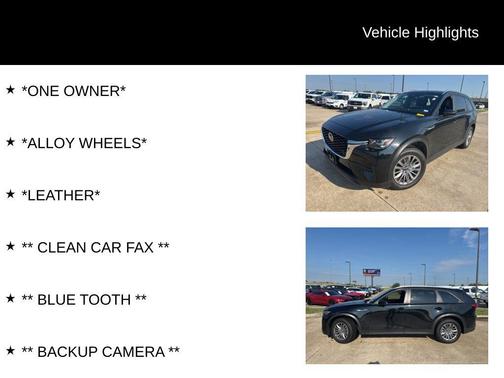 Jet Black Mica 2025 Mazda CX-90 3.3 Turbo Select