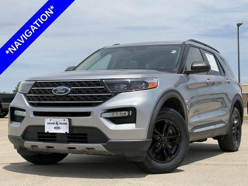 Iconic Silver 2022 Ford Explorer XLT