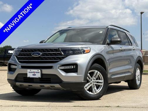 Iconic Silver 2022 Ford Explorer XLT