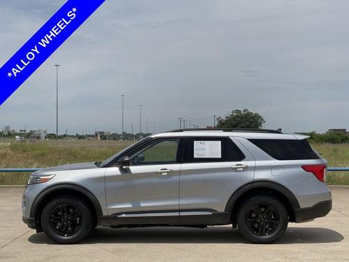 Iconic Silver 2022 Ford Explorer XLT
