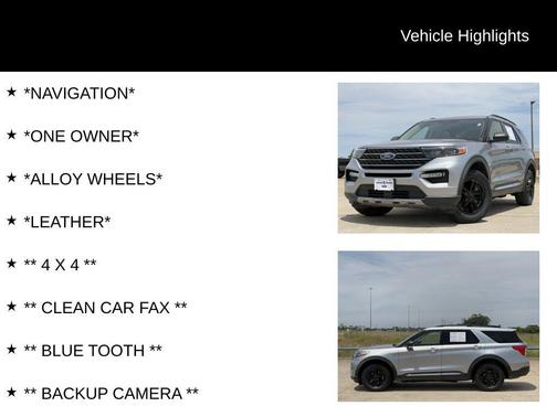 Iconic Silver 2022 Ford Explorer XLT