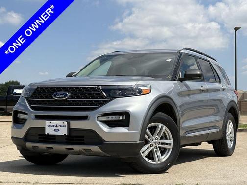 Iconic Silver 2022 Ford Explorer XLT