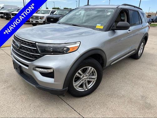 Iconic Silver 2022 Ford Explorer XLT