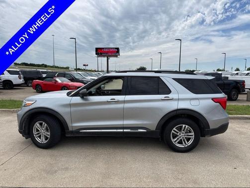 Iconic Silver 2022 Ford Explorer XLT