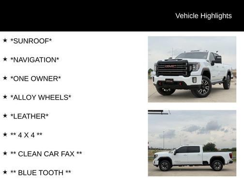 Summit White 2022 GMC Sierra 2500 AT4