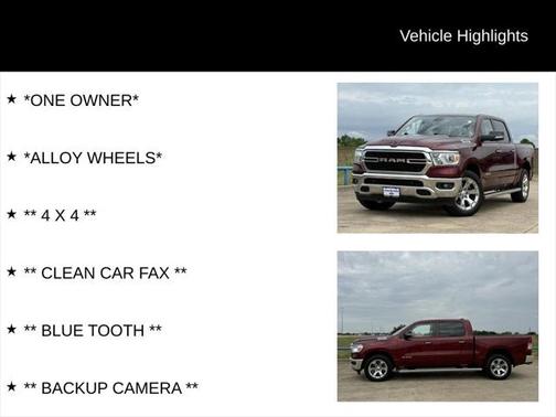 2019 RAM 1500 Big Horn