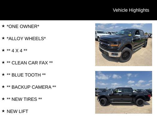 Agate Black 2024 Ford F-150 XLT