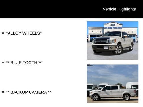 Oxford White 2013 Ford F-150 Lariat