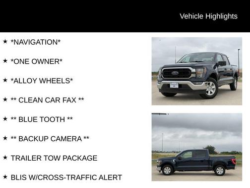 Blue Metallic 2023 Ford F-150 XLT