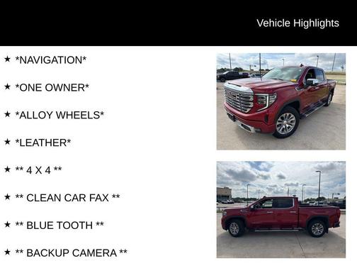 Volcanic Red Tintcoat 2023 GMC Sierra 1500 Denali