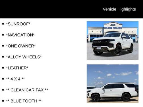 2024 Chevrolet Tahoe 4WD Z71