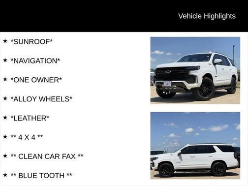 2024 Chevrolet Tahoe 4WD Z71