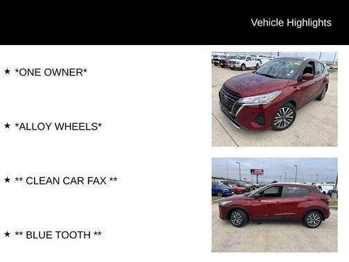 Scarlet Ember Tintcoat 2024 Nissan Kicks SV