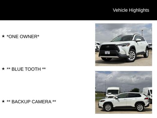 White 2022 Toyota Corolla Cross LE