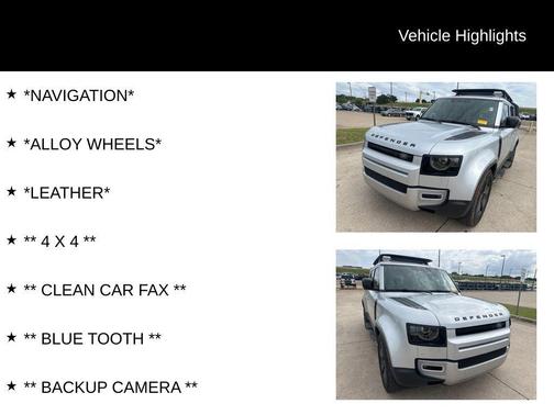 Hakuba Silver Metallic 2024 Land Rover Defender 110 P300