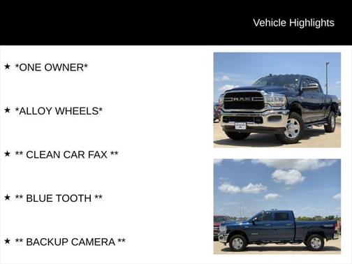 2020 RAM 2500 Tradesman Crew Cab 4X4 6'4' Box