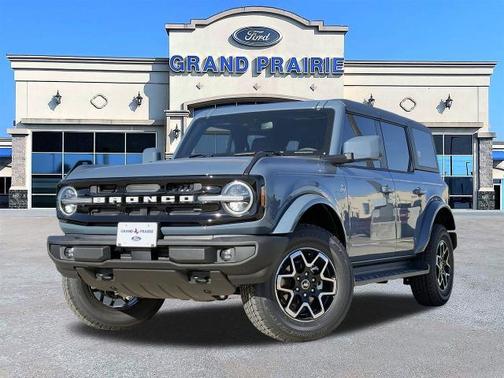 Azure Gray Metallic Tri-Coat 2025 Ford Bronco Outer Banks