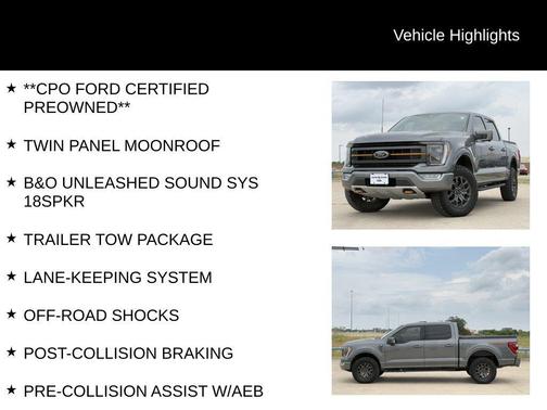 Carbonized Gray Metallic 2023 Ford F-150 Tremor